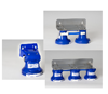 Permament pre-assembled filter head assemblies available in single, twin and triple with mounting brackets Built-in 3/8